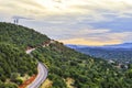 Airport road in Sedona, USA Royalty Free Stock Photo